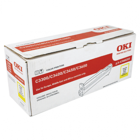 Oki C3300/3 Yellow Original Imaging Drum (43460205) 